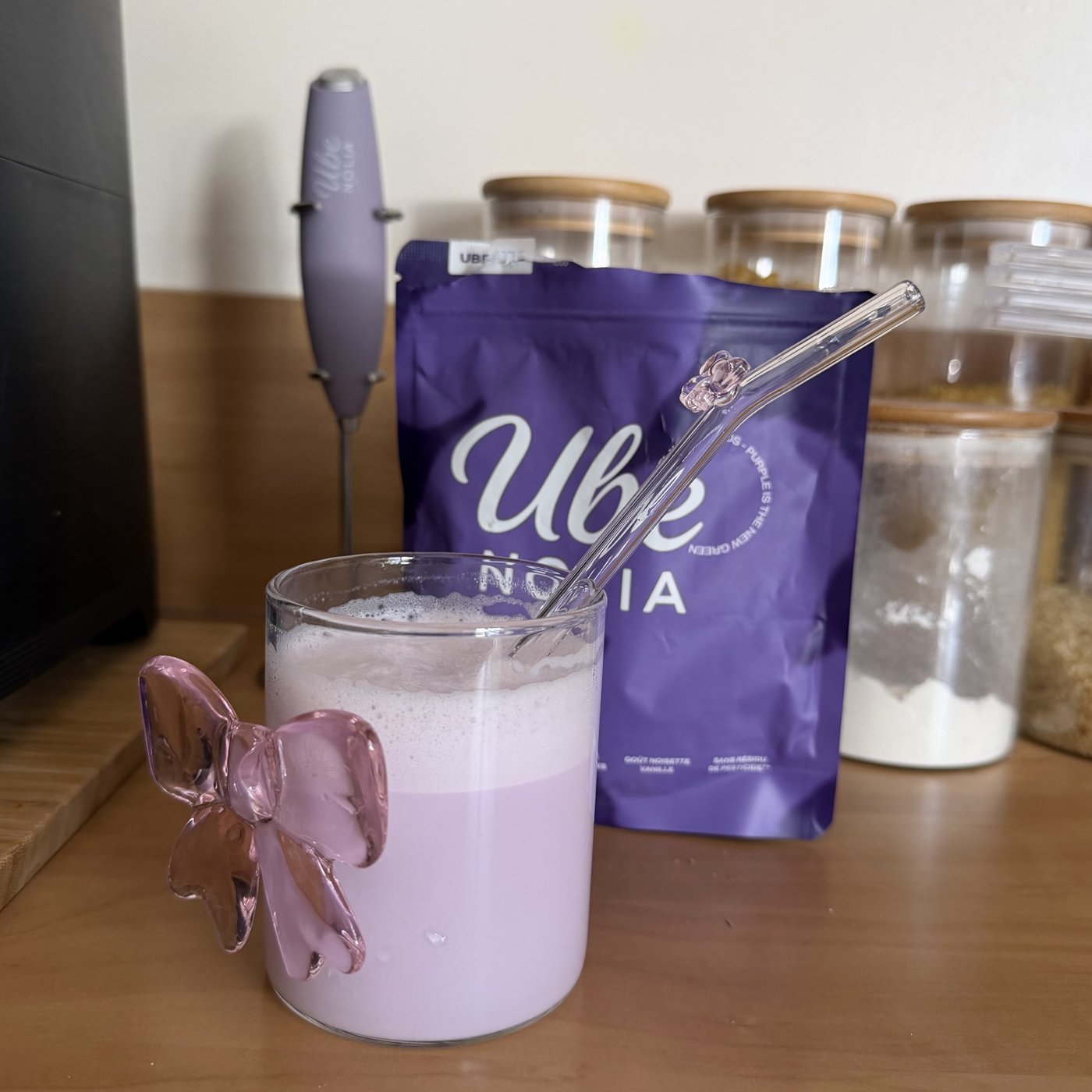 Ube Nolia ube latte photo shared by Marie B.
