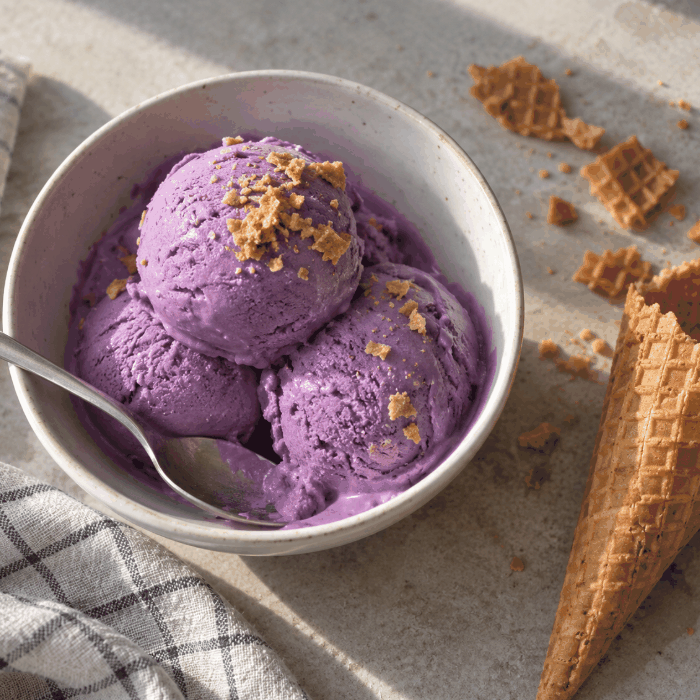 Ricetta Gelato all'Ube: Gelato Cremoso di Patata Viola