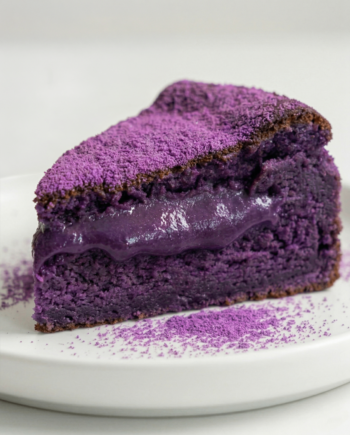 Ricetta Torta Ube dal Cuore Morbido