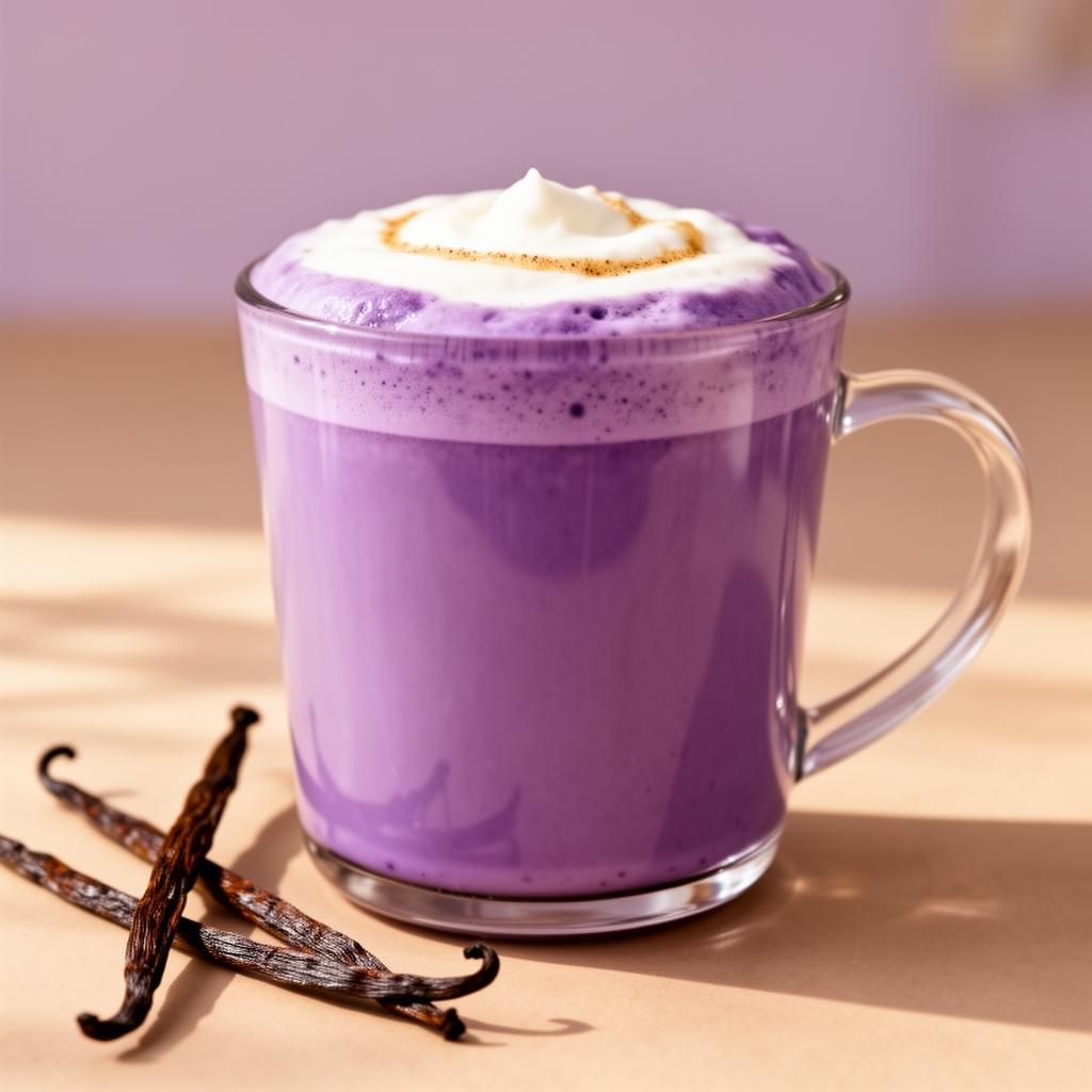 Ricetta Ube Vanilla Latte
