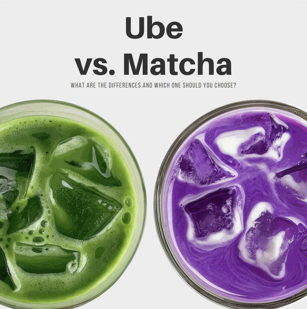 Ube Latte vs Matcha Latte