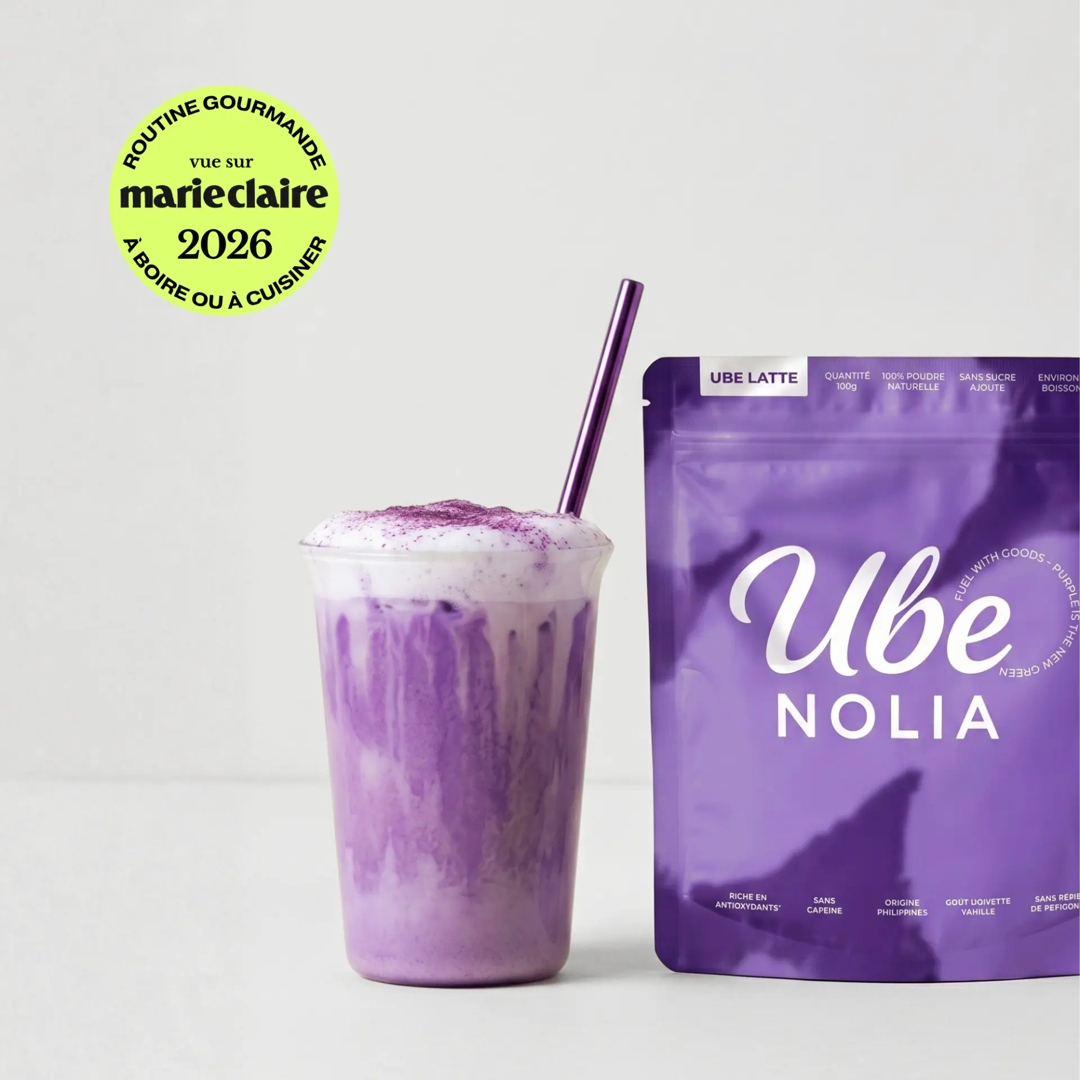 Busta di polvere di ube 100% pura Ube Nolia, ube naturale dalle Filippine